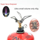 Mini fogão dobrável portátil para acampamento
