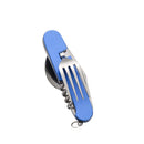 Conjunto de talheres de bolso 4x1 * aço inoxidável
