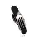 Conjunto de talheres de bolso 4x1 * aço inoxidável