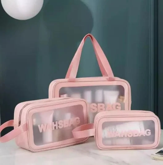 Kit 3 Necessaire Maquiagem * À Prova D'água