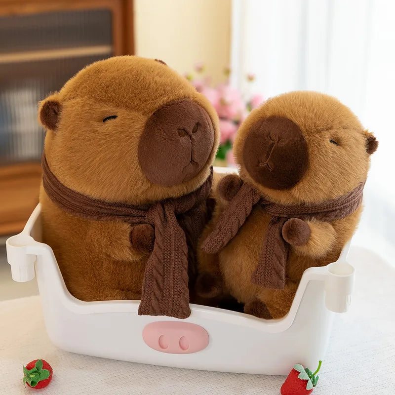 Capibara * Uma fofura de pelúcia * 35cm de abraços reconfortantes