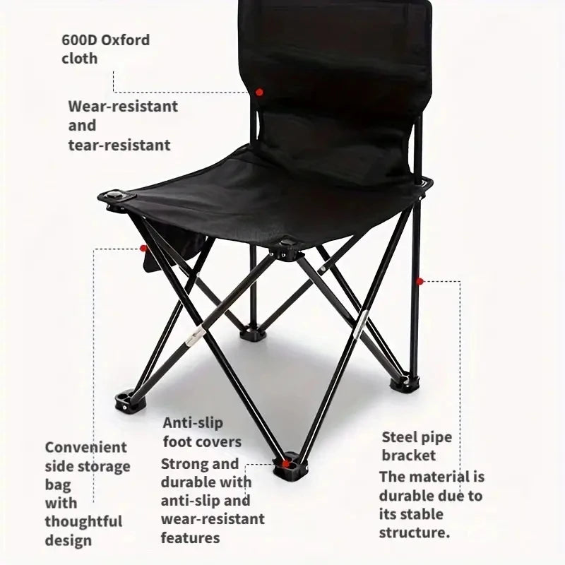 Cadeira de Camping Dobrável Ultraleve