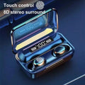 Fones de ouvido * Bluetooth sem fio * display LED