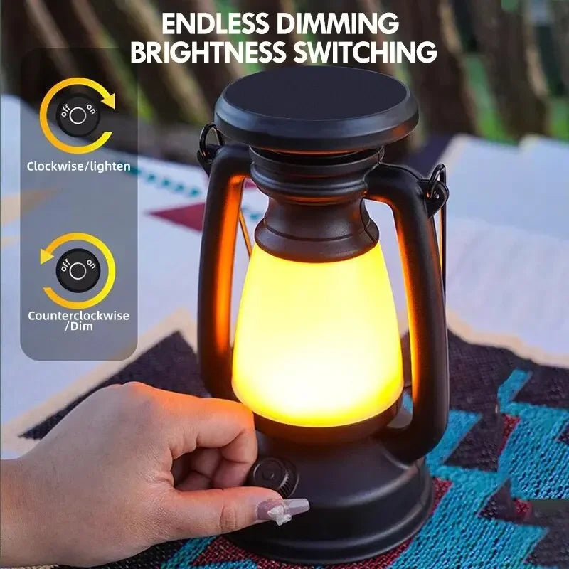 Lâmpada de LED, Charme Retrô * Recarregável