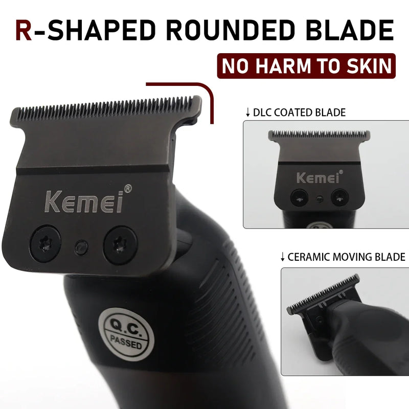 KEMEI-1550 Kit Barbeador e Aparador Capilar