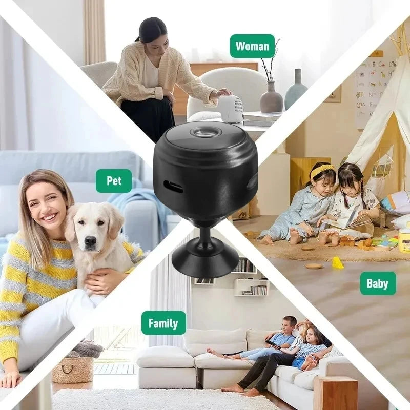 Minicâmera WiFi A9 - sem fio - Câmera espiã