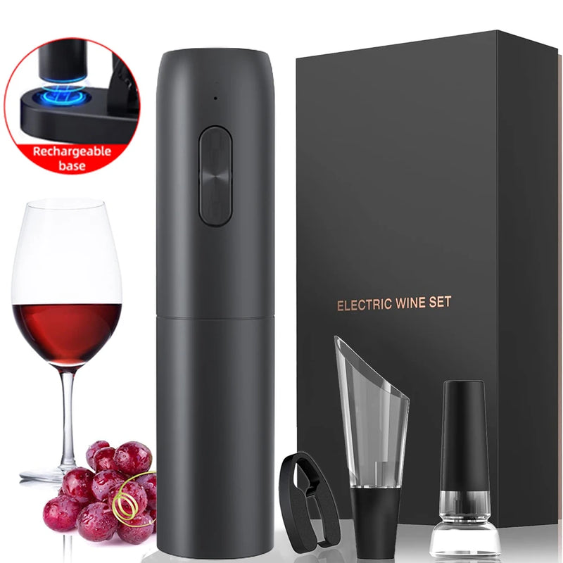 kit abridor de garrafas * saca-rolhas automático - USB