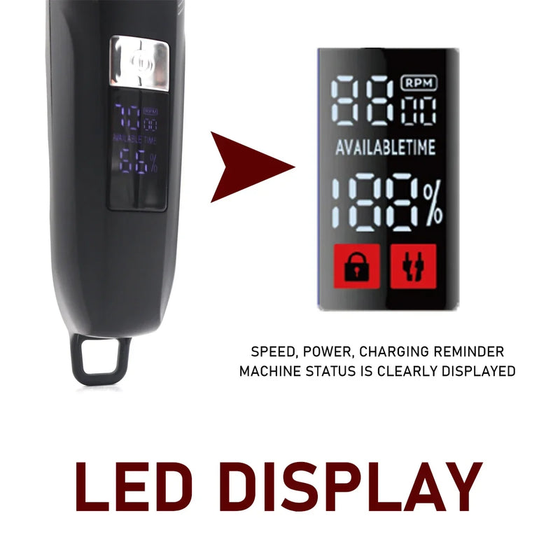 KEMEI-1550 Kit Barbeador e Aparador Capilar
