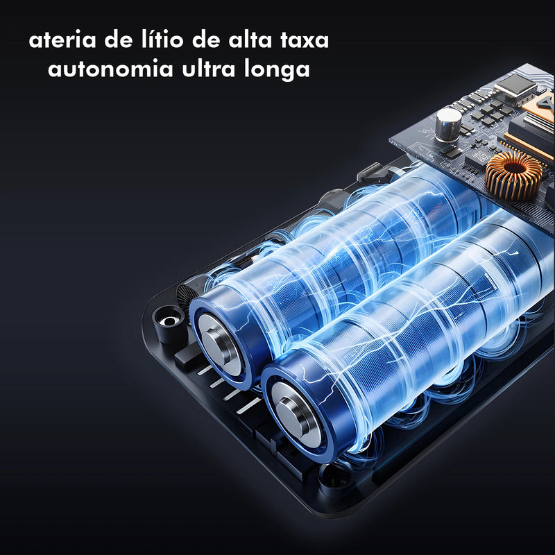 Bomba de ar portátil - carro/bicicleta/motocicleta - LED - Powerbank