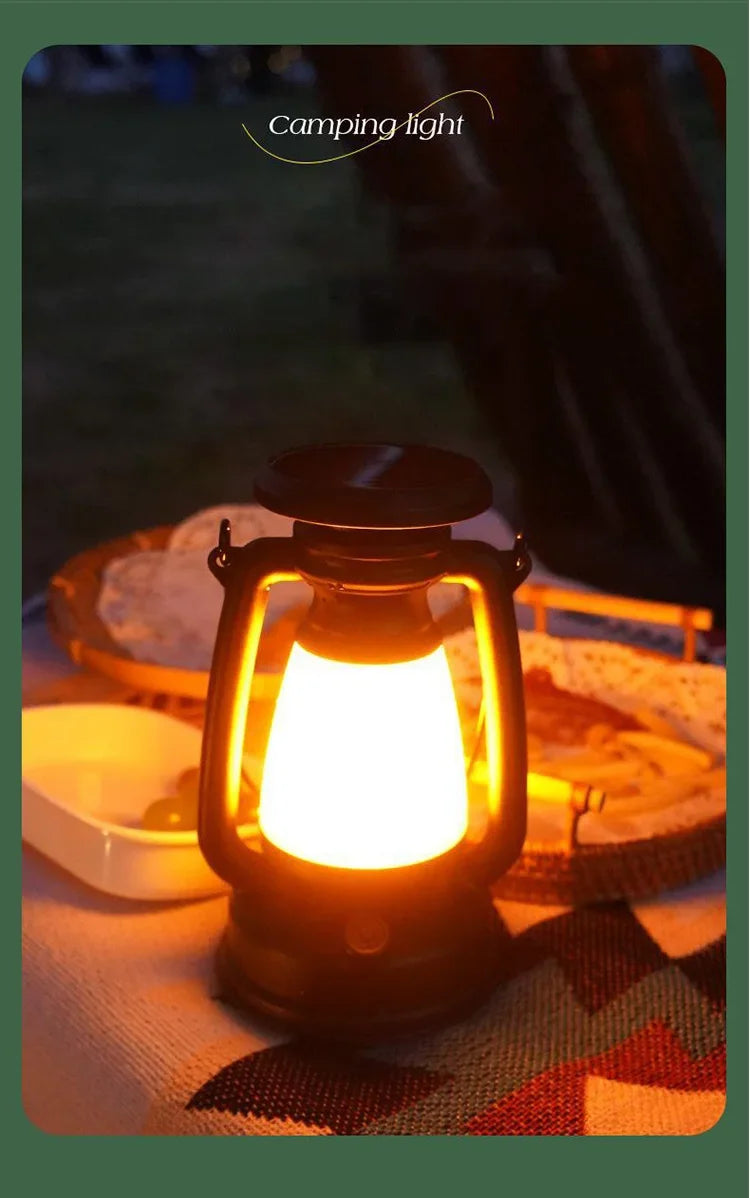 Lâmpada de LED, Charme Retrô * Recarregável