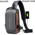 Mochila Slim Bag *Anti-Furto com Senha + USB integrado