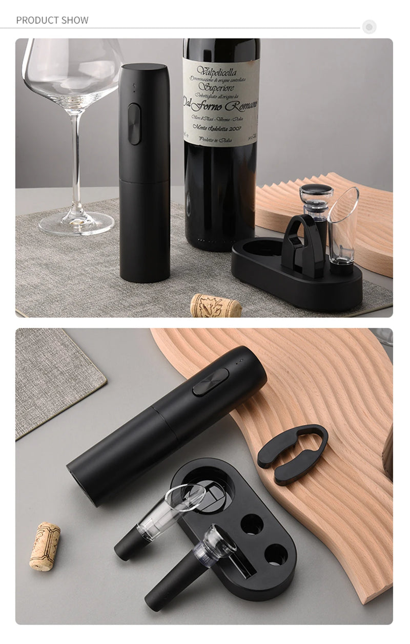 kit abridor de garrafas * saca-rolhas automático - USB