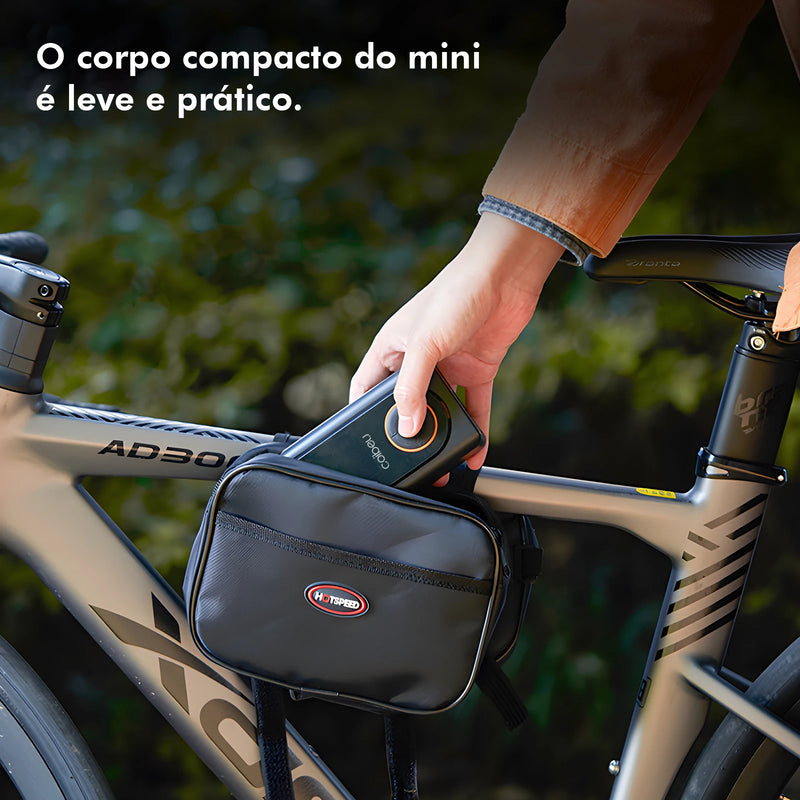 Bomba de ar portátil - carro/bicicleta/motocicleta - LED - Powerbank