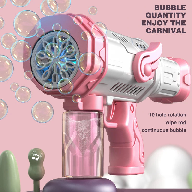 Pistola de bolhas automática * Diversão Garantida