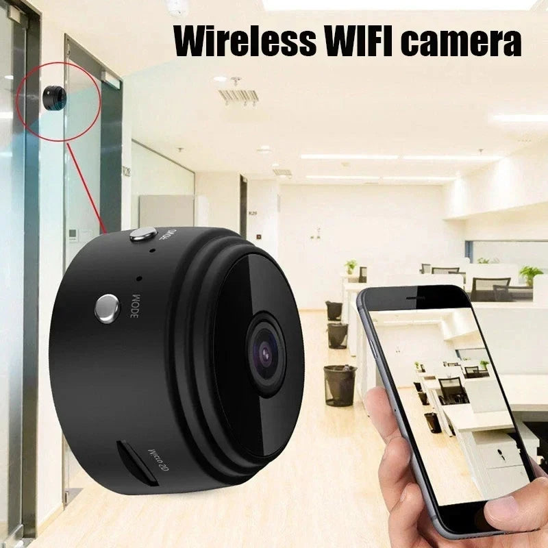 Minicâmera WiFi A9 - sem fio - Câmera espiã