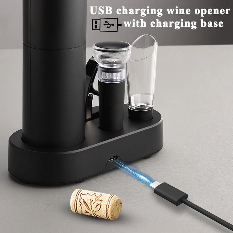 kit abridor de garrafas * saca-rolhas automático - USB